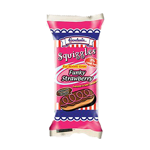 GARDENIA SQUIGGLES FUNKY STRABERRY