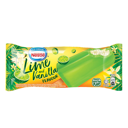 NESTLE ICE CREAM STICK 70ML TROPICANA LIME VANNILA