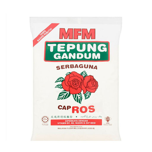 RAHMAH ROSES 850G TEPUNG GANDUM –  WOW